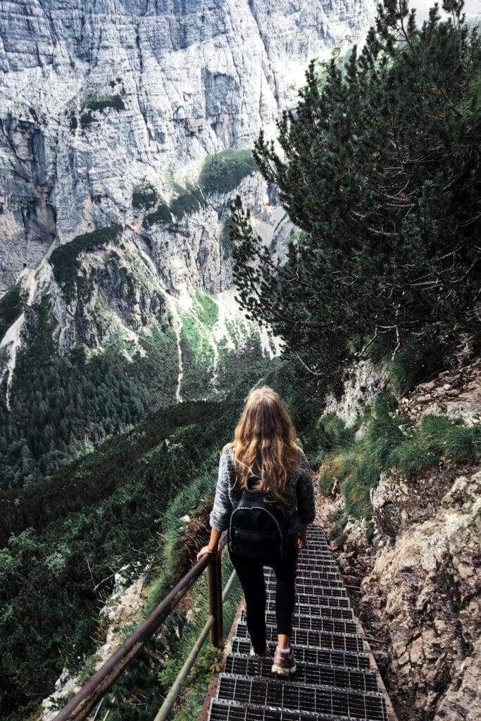 Sorapis See Weg