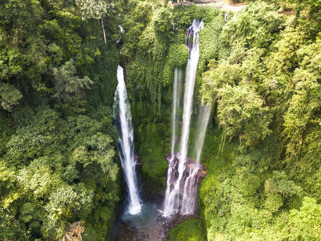 Sekumpul Wasserfall auf Bali