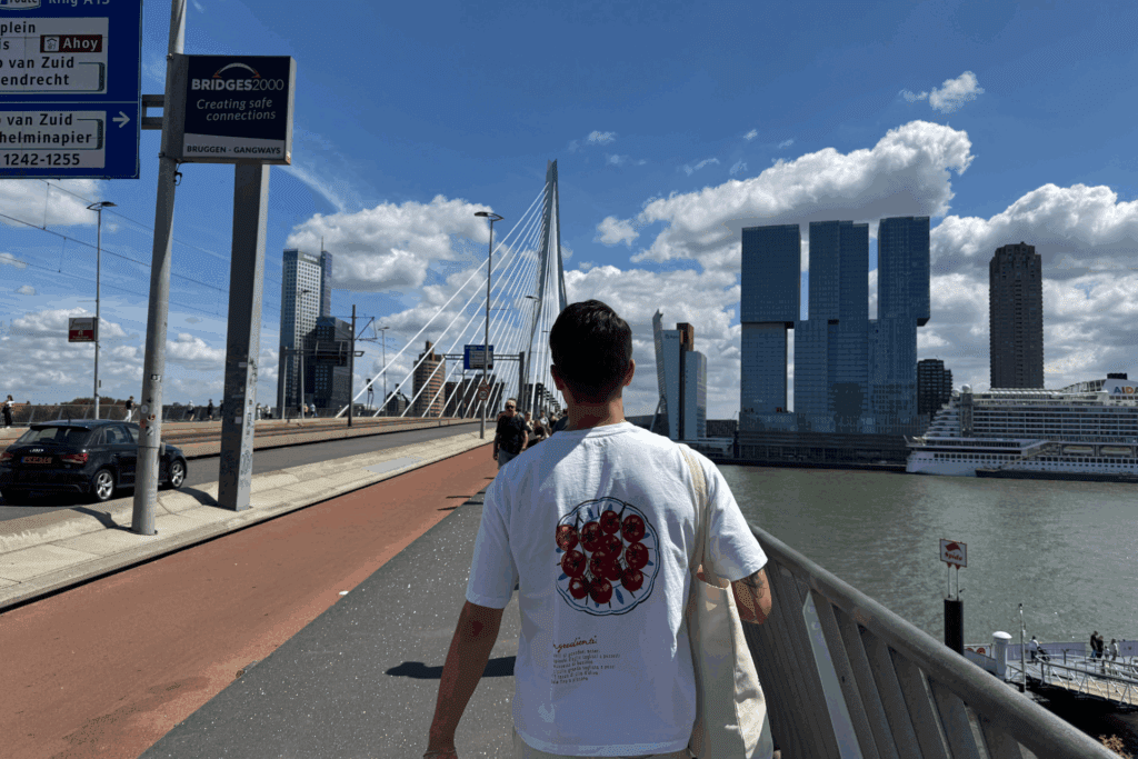 Spaziergang in Rotterdam in den Niederlanden